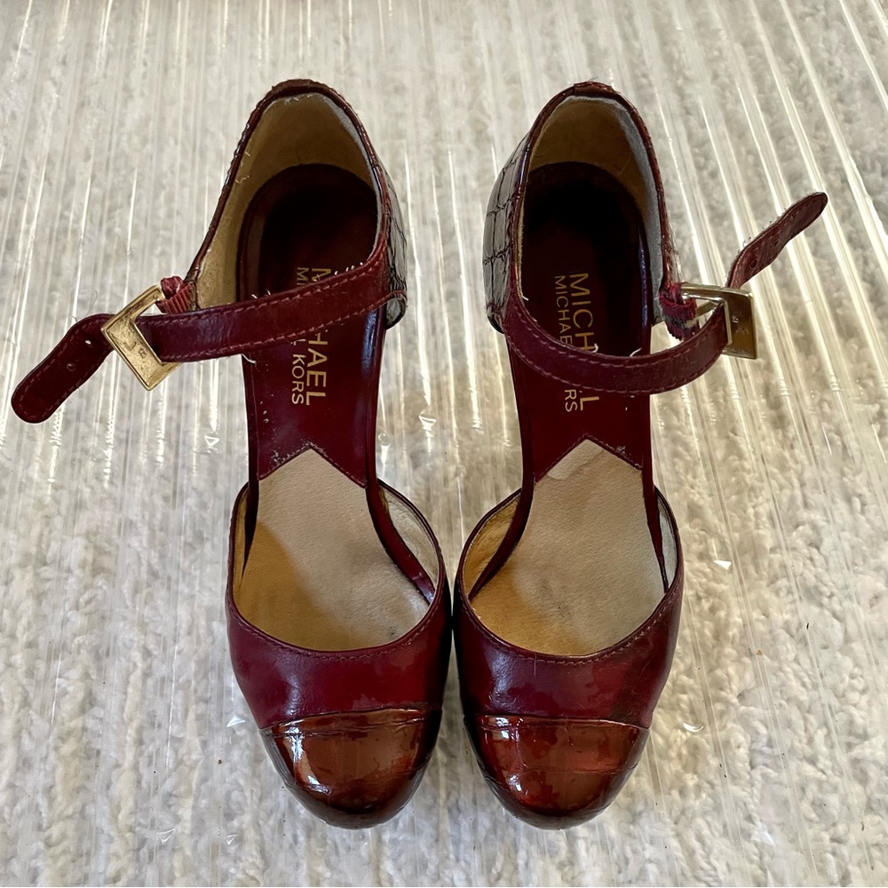 Red high heels